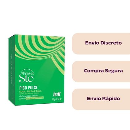 Imagem de Gel Pico Pulse Menta Suga Vibra Pulsa Gela Feminino e Masculino Intt Ste 16g