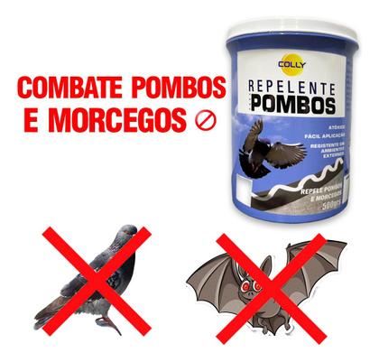Imagem de Gel Repelente Pombo Morcego 500gr Colly Pombos  Morcegos  Atóxico  Inibe Pouso  Uso Externo