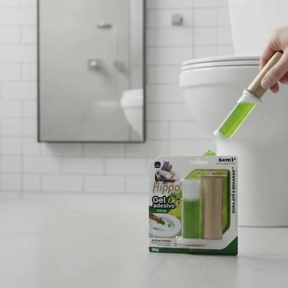 Imagem de Gel Sanitário Adesivo Hippo Refil 38g