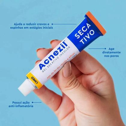 Imagem de Gel Secativo para Acne Acnezil Incolor Contém 10g