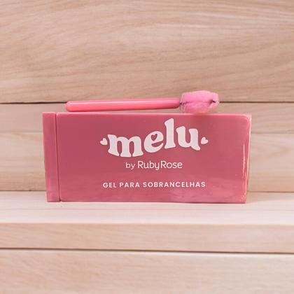 Imagem de Gel Sobrancelhas Modelador Incolor C/ Escovinha Melu