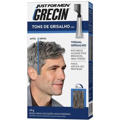 Imagem de Gel Tonalizante Grecin Tons de Grisalho 40g
