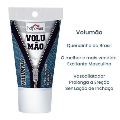 Gel Volumão Lubrificante Estimulante Masculino - Hot Flowers Imagem de Gel Volumão Lubrificante Estimulante Masculino