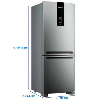 Imagem de Geladeira Brastemp 447L Frost Free Inverse BRE57FK