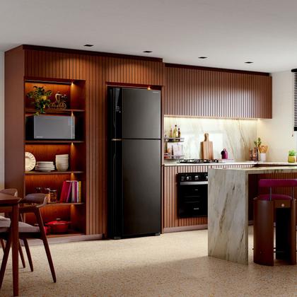 Imagem de Geladeira Brastemp 512l Frost Free Inverter Inteligente Brm62ae Black Inox Bivolt
