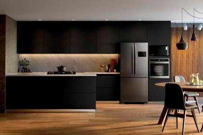 Imagem de Geladeira Brastemp 554 Litros Frost Free Side Inverse 3 Portas Inox BRO85AK - 220V