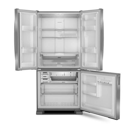 Imagem de Geladeira Brastemp 554 Litros Frost Free Side Inverse 3 Portas Inox BRO85AK - 220V