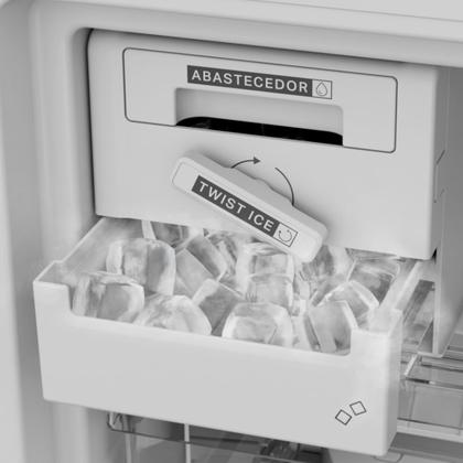 Imagem de Geladeira Brastemp BRE57FE Eclipse Duplex Smart Flow 447 Litros Inverse Preta