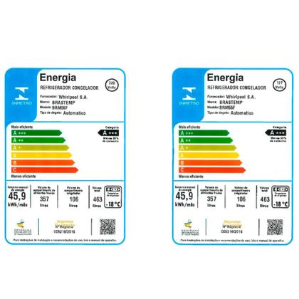 Imagem de Geladeira Brastemp BRM55FE Frost Free 463L