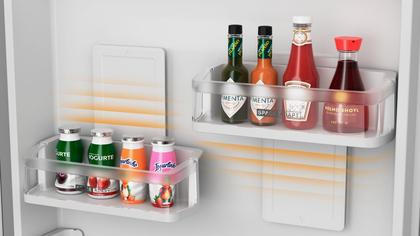 Imagem de Geladeira Brastemp Eclipse Collection Frost Free Duplex A+++ 461 Litros Cor Black Inox com Tecnologia Turbo Control e Fresh Box - BRM56FE