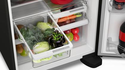 Imagem de Geladeira Brastemp Eclipse Collection Frost Free Duplex A+++ 461 Litros Cor Black Inox com Tecnologia Turbo Control e Fresh Box - BRM56FE