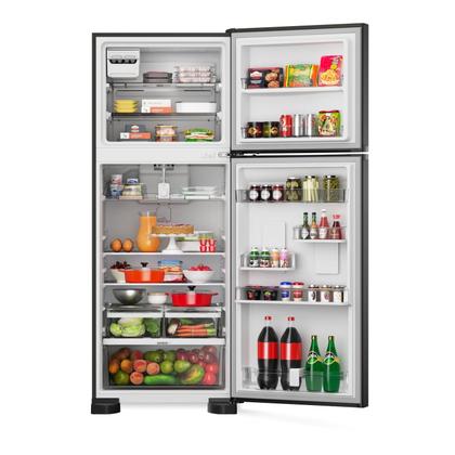 Imagem de Geladeira Brastemp Eclipse Collection Frost Free Duplex A+++ 461 Litros Cor Black Inox com Tecnologia Turbo Control e Fresh Box - BRM56FE