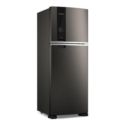 Imagem de Geladeira Brastemp Eclipse Collection Frost Free Duplex A+++ 461 Litros Cor Black Inox com Tecnologia Turbo Control e Fresh Box - BRM56FE