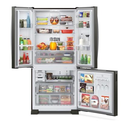 Imagem de Geladeira Brastemp Eclipse Collection Frost Free French Door Inverter A+++ 554 Litros Cor Black Inox - BRO85AE