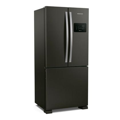 Imagem de Geladeira Brastemp Eclipse Collection Frost Free French Door Inverter A+++ 554 Litros Cor Black Inox - BRO85AE