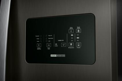 Imagem de Geladeira Brastemp Eclipse Collection Frost Free French Door Inverter A+++ 554 Litros Cor Black Inox - BRO85AE