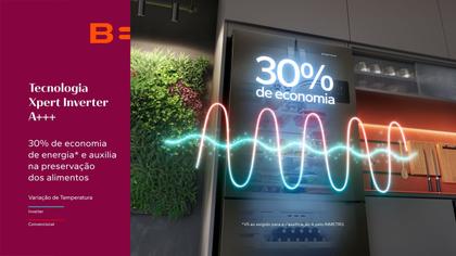 Imagem de Geladeira Brastemp Eclipse Collection Frost Free French Door Inverter A+++ 554 Litros Cor Black Inox - BRO85AE