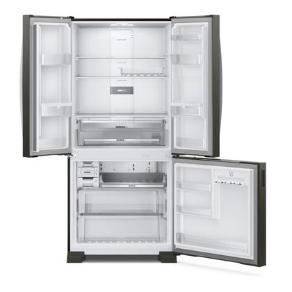 Imagem de Geladeira Brastemp Eclipse Collection Frost Free French Door Inverter A+++ 554 Litros Cor Black Inox - BRO85AE