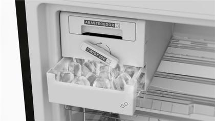 Imagem de Geladeira Brastemp Eclipse Collection Frost Free Inverse A+++ 447 Litros Cor Black Inox com Smart Flow e Fresh Box - BRE57FE