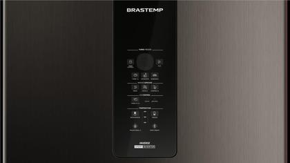 Imagem de Geladeira Brastemp Eclipse Collection Frost Free Inverse A+++ 461 Litros Cor Black Inox com Tecnologia Inverter e Freeze Control Advanced - BRE59FE