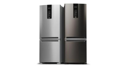 Imagem de Geladeira Brastemp Eclipse Collection Frost Free Inverse A+++ 461 Litros Cor Black Inox com Tecnologia Inverter e Freeze Control Advanced - BRE59FE