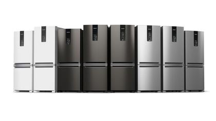 Imagem de Geladeira Brastemp Eclipse Collection Frost Free Inverse A+++ 461 Litros Cor Black Inox com Tecnologia Inverter e Freeze Control Advanced - BRE59FE