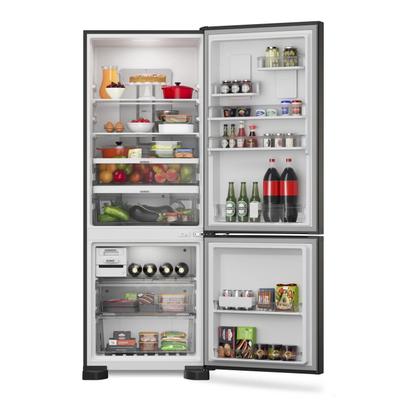 Imagem de Geladeira Brastemp Eclipse Collection Frost Free Inverse A+++ 479 Litros Cor Black Inox com Super Capacidade e Smart Flow - BRE58FE