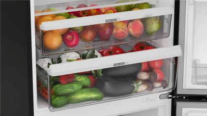 Imagem de Geladeira Brastemp Eclipse Collection Frost Free Inverse A+++ 479 Litros Cor Black Inox com Super Capacidade e Smart Flow - BRE58FE