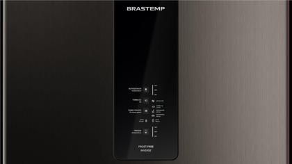 Imagem de Geladeira Brastemp Eclipse Collection Frost Free Inverse A+++ 479 Litros Cor Black Inox com Super Capacidade e Smart Flow - BRE58FE
