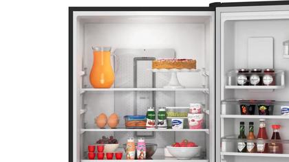 Imagem de Geladeira Brastemp Eclipse Collection Frost Free Inverse A+++ 479 Litros Cor Black Inox com Super Capacidade e Smart Flow - BRE58FE