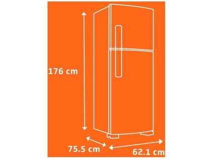 Imagem de Geladeira Brastemp Frost Free Duplex 375L Branco com Compartimento Extrafrio Fresh Zone BRM44HB