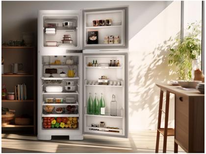 Imagem de Geladeira Brastemp Frost Free Duplex 375L Branco com Compartimento Extrafrio Fresh Zone BRM44HB