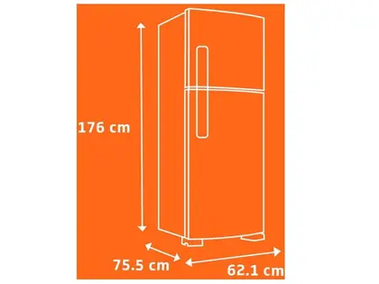 Imagem de Geladeira Brastemp Frost Free Duplex 375L Branco com Compartimento Extrafrio Fresh Zone BRM44HB