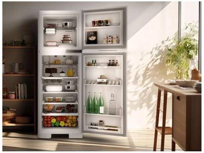 Imagem de Geladeira Brastemp Frost Free Duplex 375L Branco com Compartimento Extrafrio Fresh Zone BRM44HB