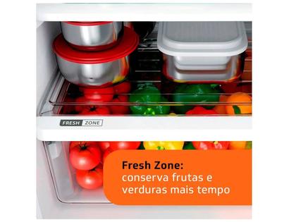 Imagem de Geladeira Brastemp Frost Free Duplex 375L Branco com Compartimento Extrafrio Fresh Zone BRM44HB