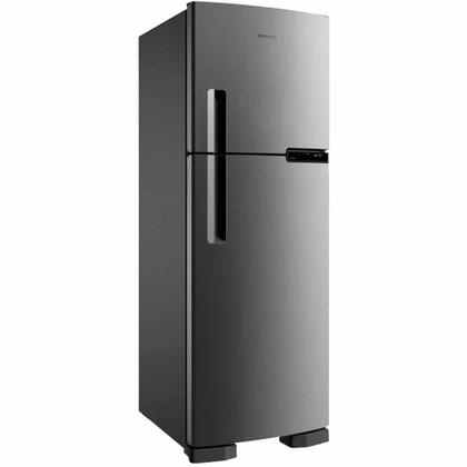 Imagem de Geladeira Brastemp Frost Free Duplex 375L Inox BRM44HK Evox 110V