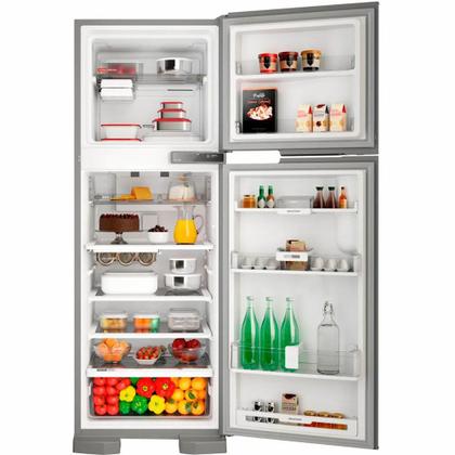 Imagem de Geladeira Brastemp Frost Free Duplex 375L Inox BRM44HK Evox 110V