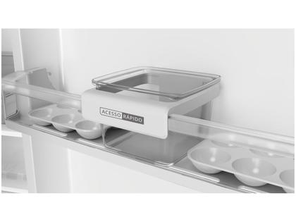 Geladeira Brastemp Frost Free Duplex 375L Inox com - Compartimento Extrafrio Fresh Zone BRM44HK Imagem de Geladeira Brastemp Frost Free Duplex 375L Inox com
