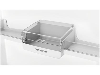 Geladeira Brastemp Frost Free Duplex 375L Inox com - Compartimento Extrafrio Fresh Zone BRM44HK Imagem de Geladeira Brastemp Frost Free Duplex 375L Inox com