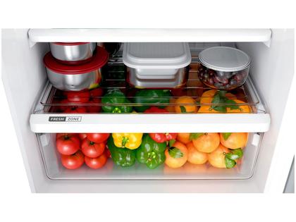 Geladeira Brastemp Frost Free Duplex 375L Inox com - Compartimento Extrafrio Fresh Zone BRM44HK Imagem de Geladeira Brastemp Frost Free Duplex 375L Inox com