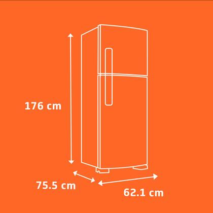 Geladeira Brastemp Frost Free Duplex 375L Inox com - Compartimento Extrafrio Fresh Zone BRM44HK Imagem de Geladeira Brastemp Frost Free Duplex 375L Inox com