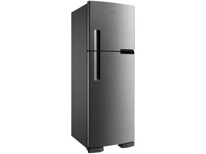 Geladeira Brastemp Frost Free Duplex 375L Inox com - Compartimento Extrafrio Fresh Zone BRM44HK Imagem de Geladeira Brastemp Frost Free Duplex 375L Inox com
