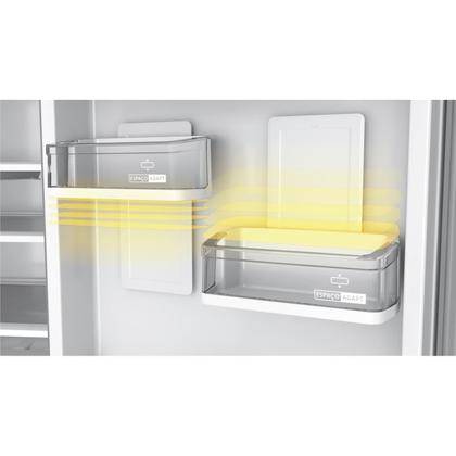 Imagem de Geladeira Brastemp Frost Free Duplex 400 Litros Cor Inox com Freeze Control - BRM54JK