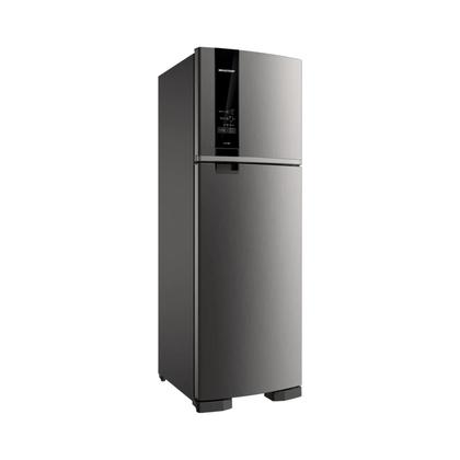 Imagem de Geladeira Brastemp Frost Free Duplex 400 Litros Cor Inox com Freeze Control - BRM54JK