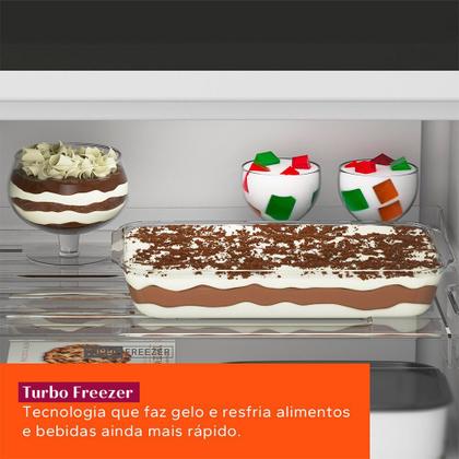 Imagem de Geladeira Brastemp Frost Free Duplex 463 Litros Black Inox Fresh Box - BRM55FE