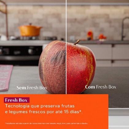 Imagem de Geladeira Brastemp Frost Free Duplex 463 Litros Black Inox Fresh Box - BRM55FE