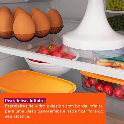 Imagem de Geladeira Brastemp Frost Free Duplex 463 Litros Black Inox Fresh Box - BRM55FE