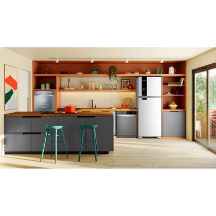 Imagem de Geladeira Brastemp Frost Free Duplex A+++ 463 Litros Cor Branca com Fresh Box e Cold Room - BRM55FB