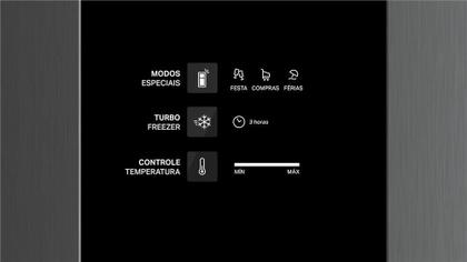 Geladeira Brastemp Frost Free Duplex A+++ 463 Litros Cor Inox com Fresh Box e Cold Room - BRM55FK Imagem de Geladeira Brastemp Frost Free Duplex A+++ 463 Litros Cor Inox com Fresh Box e Cold Room - BRM55FK