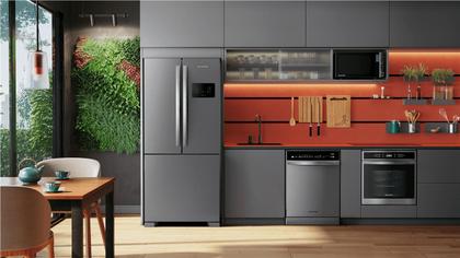 Imagem de Geladeira Brastemp Frost Free French Door A+++ 554 Litros Cor Inox - BRO85AK